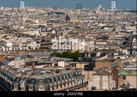 Parigi, Francia, Vista aerea, angolo alto, Foto Stock