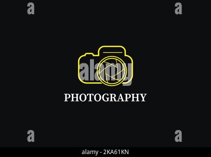Fotografia Logo design ispirazione vettoriale Illustrazione Vettoriale