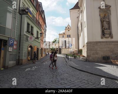 BRNO, REPUBBLICA CECA - CIRCA SETTEMBRE 2022: Vista della città Foto Stock