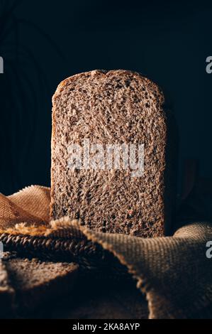 In casa pane integrale Foto Stock