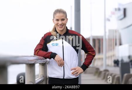 Liverpool, Regno Unito. 01st Nov 2022. Ginnastica: Campionato del mondo. Elisabeth Seitz dalla Germania. Credit: Marijan Murat/dpa/Alamy Live News Foto Stock