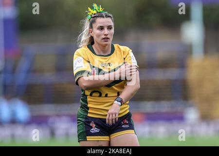 Leeds, Regno Unito. 01st Nov 2022. Maria Graf del Brasile durante la partita della Coppa del mondo di rugby femminile 2021 Inghilterra Donne vs Brasile Donne al Headingley Stadium, Leeds, Regno Unito, 1st novembre 2022 (Photo by Mark Cosgrove/News Images) a Leeds, Regno Unito il 11/1/2022. (Foto di Mark Cosgrove/News Images/Sipa USA) Credit: Sipa USA/Alamy Live News Foto Stock