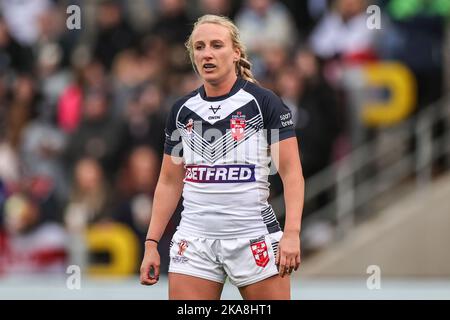 Leeds, Regno Unito. 01st Nov 2022. Jodie Cunningham Inghilterra durante il Women's Rugby League World Cup 2021 match Inghilterra Women vs Brazil Women all'Headingley Stadium, Leeds, Regno Unito, 1st novembre 2022 (Photo by Mark Cosgrove/News Images) a Leeds, Regno Unito il 11/1/2022. (Foto di Mark Cosgrove/News Images/Sipa USA) Credit: Sipa USA/Alamy Live News Foto Stock