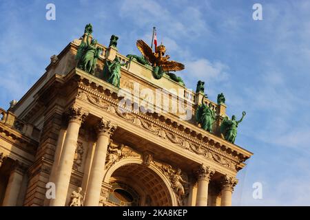 Wien Architektur, Wien, Wien Hofburg, Wien Museum, die Hofburg ist die Residenz der Habsburg a Wien, Foto Stock