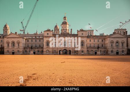 L'edificio del Museo della Cavalleria domestica a Londra, Inghilterra Foto Stock
