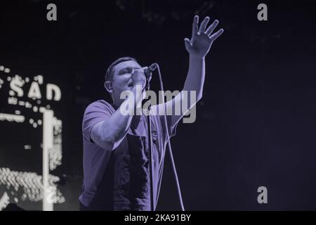 31 ottobre 2022, Bologna, Emilia Romagna, Italia: La band Twilight Sad inaugura il concerto Cure (Credit Image: © Carlo Vergani/Pacific Press via ZUMA Press Wire) Foto Stock