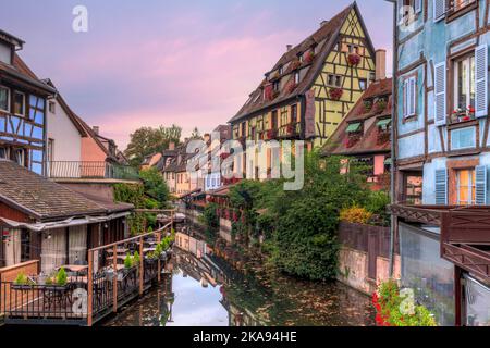 Colmar, Alsazia, Alto Reno, Grand Est, Francia Foto Stock