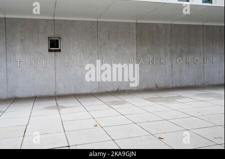 1 novembre 2022, Washington, District of Columbia, Stati Uniti: The World Bank building in Washington, DC (Credit Image: © Michael Brochstein/ZUMA Press Wire) Foto Stock