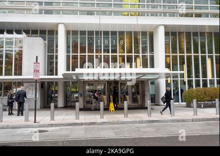 1 novembre 2022, Washington, District of Columbia, Stati Uniti: The World Bank building in Washington, DC (Credit Image: © Michael Brochstein/ZUMA Press Wire) Foto Stock
