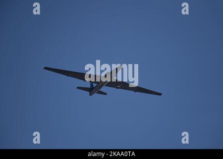 Lockheed U-2 'Dragon Lady' sopra la testa Foto Stock