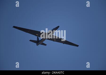 Lockheed U-2 'Dragon Lady' sopra la testa Foto Stock