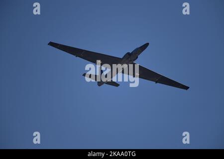 Lockheed U-2 'Dragon Lady' sopra la testa Foto Stock