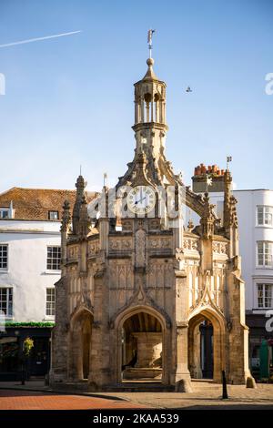 Chichester Cross nel centro di Chichester, Inghilterra, Regno Unito Foto Stock