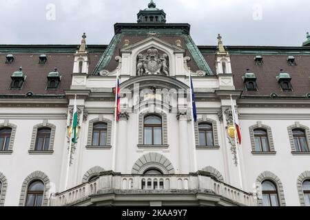 Università di Lubiana, Piazza dei Congressi, Lubiana, Slovenia Foto Stock