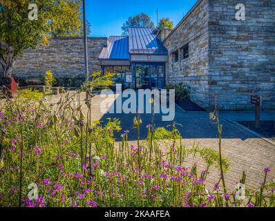 Canyon Rim Visitor Center nel New River Gorge National Park and Preserve nella West Virginia USA Foto Stock