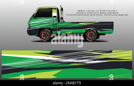 design a strisce per auto da corsa Illustrazione Vettoriale