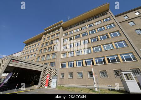 Haus 1, Stasi-Museum, Normannenstrasse, Lichtenberg di Berlino, Deutschland Foto Stock