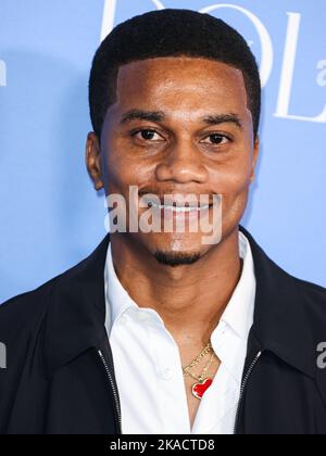 Westwood, Stati Uniti. 01st Nov 2022. WESTWOOD, LOS ANGELES, CALIFORNIA, USA - 01 NOVEMBRE: L'attore americano Cory Hardrict arriva alla prima di Los Angeles del film "My Policeman" di Amazon prime Video, tenutosi al Regency Bruin Theatre il 1 novembre 2022 a Westwood, Los Angeles, California, Stati Uniti. (Foto di Xavier Collin/Image Press Agency) Credit: Image Press Agency/Alamy Live News Foto Stock