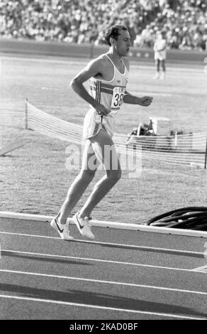 OLYMPIC SUMMERGAMES A LOS ANGELES USA 1984STEVE OVETT corridore britannico a media distanza Foto Stock