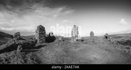 L'immagine è della pietra di Cuween cairns a Finstown non lontano dal Kirkwall Foto Stock