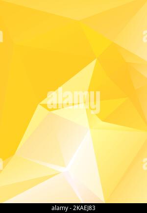 Sfondo vettoriale decorativo astratto con poligoni triangolari Foto Stock