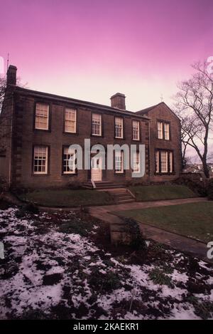 Regno Unito. Inghilterra. Yorkshire. Haworth. Ex casa delle sorelle Bronte. Foto Stock