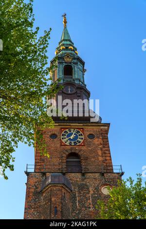 Chiesa di Sankt Petri a Copenaghen, Danimarca. Foto Stock