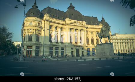 Architettura di Bucarest Foto Stock