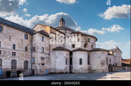 L'abbazia di Sainte-Marie de Souillac è un'ex abbazia benedettina, nel dipartimento del Lot in Occitanie, Francia Foto Stock