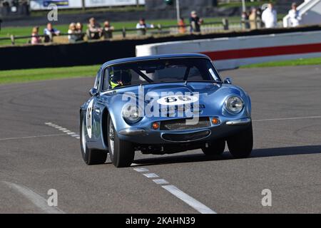 Guy Smith, Mike Whitaker, TVR Griffith 400, Royal Automobile Club TT Celebration, un'ora di corse con due piloti, una sosta ai box obbligatoria, con in palio Foto Stock