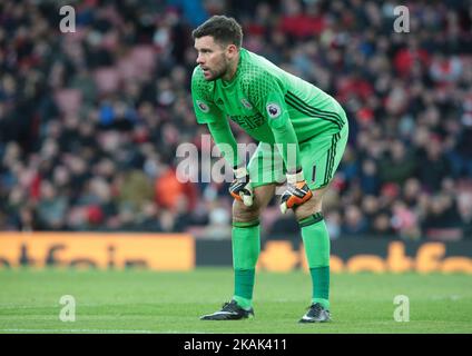 Ben Foster di West Bromwich Albion durante la partita della Premier League tra Arsenal e West Bromwich Albion agli Emirates , Londra il 26 Dic 2016 (Foto di Kieran Galvin/NurPhoto) *** Please use Credit from Credit Field *** Foto Stock