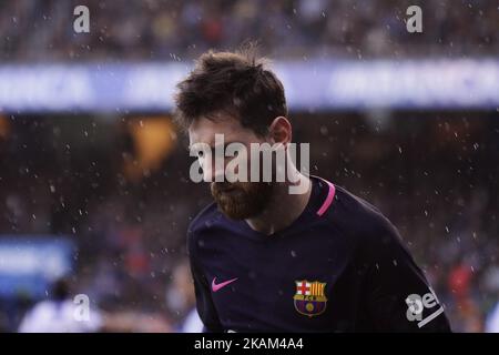 Leo messi avanti del FC Barcelona (10) durante la partita la Liga Santander tra il Deportivo de la Coruña e il FC Barcelona allo stadio Riazor il 12 marzo 2017 a Coruña, Spagna. (Foto di Jose Manuel Alvarez Rey/NurPhoto) *** Please use Credit from Credit Field *** Foto Stock