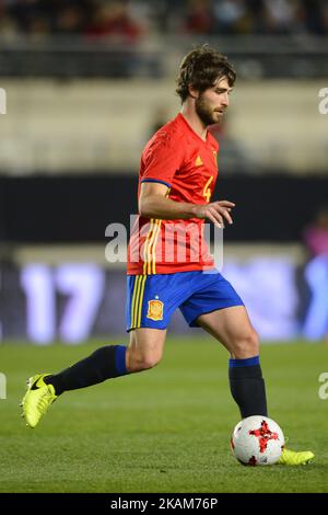 Yeray Alvarez (Athletic Club) durante la partita amichevole delle squadre nazionali U21 di Spagna contro Danimarca nello stadio Nueva Condomina, Murcia, SPAGNA. Marzo 23rd 2017 . (Foto di Jose Breton/Nurphoto) (Foto di Jose Breton/NurPhoto) *** Please use Credit from Credit Field *** Foto Stock