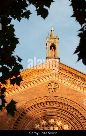 Italia, Lombardia, Milano, Chiesa di San Marco, facciata particolare Foto Stock