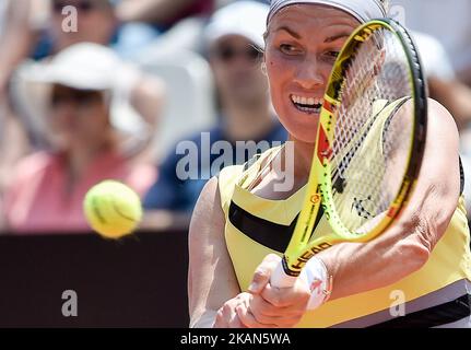 Svetlana Kuznetsova in azione durante la sua partita contro Daria Gavrilova - internazionali BNL d'Italia 2017 il 16 maggio 2017 a Roma. (Foto di Silvia Lore/NurPhoto) *** Please use Credit from Credit Field *** Foto Stock