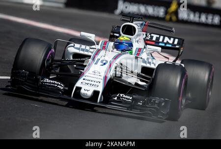 Felipe massa del Brasile e Williams Martini Racing si aggiudica la qualifica di Formula 1 del Gran Premio di Monaco il 27 maggio 2017 a Montecarlo. (Foto di Robert Szaniszló/NurPhoto) *** Please use Credit from Credit Field *** Foto Stock