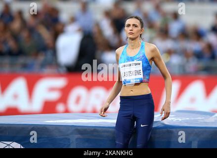 Golden Gala IAAF Diamond League Roma 2017 Mariya Lositskene (ANA) compete in High Jump Women allo Stadio Olimpico di Roma il 8 giugno 2017. (Foto di Matteo Ciambelli/NurPhoto) *** Please use Credit from Credit Field *** Foto Stock