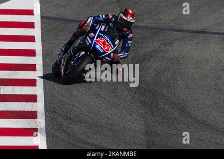 25 Maverick Vinales dalla Spagna di Movistar Yamaha MotoGP (Yamaha) durante il Gran Premio della Catalogna Monter Energy, al circuito di Barcellona-Catalunya il 11 giugno 2017. (Foto di Xavier Bonilla/NurPhoto) *** Please use Credit from Credit Field *** Foto Stock