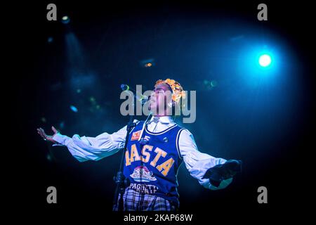 La cantante e cantautrice Lauryn Hill si esibisce dal vivo sul palco al Rock in Roma 2017, Roma, Italia, il 09 giugno 2017. (Foto di Giuseppe Maffia/NurPhoto) *** Please use Credit from Credit Field *** Foto Stock