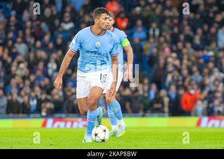 Manchester, Regno Unito. 2nd Novembre 2022. Rodri (16) di Manchester City durante la partita della UEFA Champions League Group G tra Manchester City e il Sevilla FC allo stadio Etihad di Manchester mercoledì 2nd novembre 2022. (Credit: Mike Morese | MI News) Credit: MI News & Sport /Alamy Live News Foto Stock