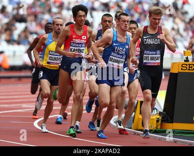 Michael Brannigan della finale dell'uomo degli Stati Uniti 1500m T20 durante i campionati mondiali di atletica di Para allo stadio di Londra a Londra il 23 luglio 2017 (foto da Kieran Galvin/NurPhoto) *** per favore usi il accreditamento dal campo di accreditamento *** Foto Stock