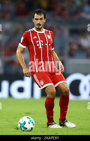 Tappetini Hummels del Bayern durante la seconda partita di calcio della Audi Cup tra il Bayern Monaco e il Liverpool nello stadio di Monaco, Germania meridionale, il 1 agosto 2017. (Foto di Matteo Ciambelli/NurPhoto) *** Please use Credit from Credit Field *** Foto Stock