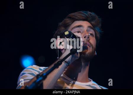 Alvaro Soler, musicista spagnolo latino-pop, suona al Porto Turistico di Pescara il 13 agosto 2017 (Foto di Danilo di Giovanni/NurPhoto) *** Please use Credit from Credit Field *** Foto Stock