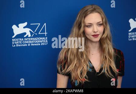 Amanda Seyfried partecipa alla fotocellula 'First Reformed' durante il 74th° Festival del Cinema di Venezia, il 31 agosto 2017 a Venezia. (Foto di Matteo Chinellato/NurPhoto) Foto Stock