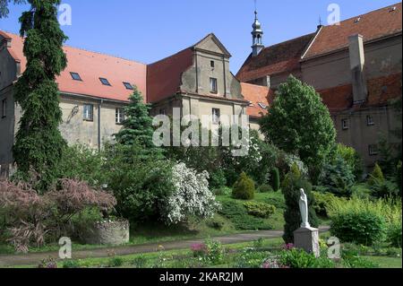 Ostrzeszów, Wielkopolska, Polska, Polonia, Polen; Convento delle Suore di Nazareth; Kloster der Schwestern von Nazareth; Klasztor Sióstr Nazaretanek Foto Stock