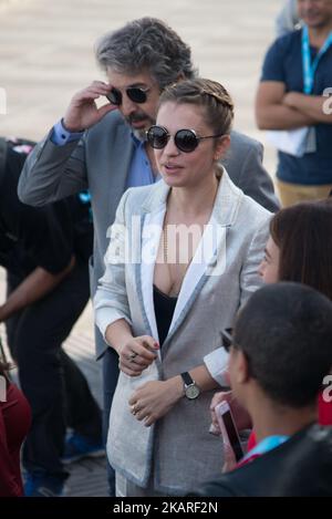 L'attrice Dolores Fonzi partecipa alla fotocellula 'la Cordillera' durante il 65th° Festival Internazionale del Cinema di San Sebastian, il 26 settembre 2017 a San Sebastian, Spagna. Foto Stock