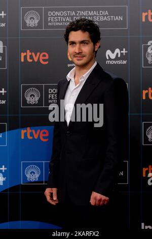 L'attore Ricardo Mario Darin 'Chino Darin' partecipa alla prima 'la Cordillera' durante il 65th° Festival Internazionale del Cinema di San Sebastian il 26 settembre 2017 a San Sebastian, Spagna. (Foto di COOLMedia/NurPhoto) Foto Stock