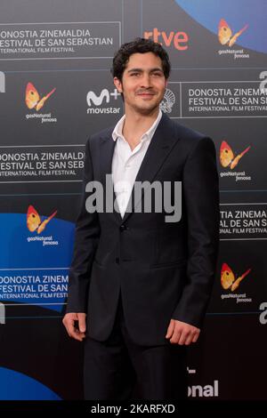 L'attore Ricardo Mario Darin 'Chino Darin' partecipa alla prima 'la Cordillera' durante il 65th° Festival Internazionale del Cinema di San Sebastian il 26 settembre 2017 a San Sebastian, Spagna. (Foto di COOLMedia/NurPhoto) Foto Stock