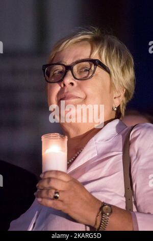 Malgorzata Gersdorf a Varsavia, Polonia, il 24 luglio 2017 (Foto di Mateusz Wlodarczyk/NurPhoto) Foto Stock