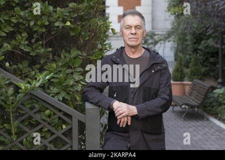 Miguel Angel sola partecipa alla presentazione 'El ultimo Traje' di Madrid alla Casa de America il 4 ottobre 2017 a Madrid, Spagna. (Foto di Oscar Gonzalez/NurPhoto) Foto Stock